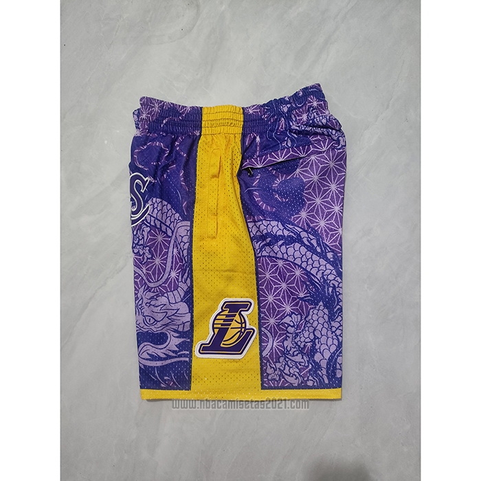 Pantalone Los Angeles Lakers Asian Heritage Just Don Violeta